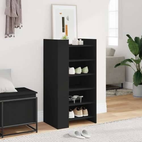 Ormarić za cipele crni 52x37,5x100 cm od konstruiranog drva - Crna 1 Cijena