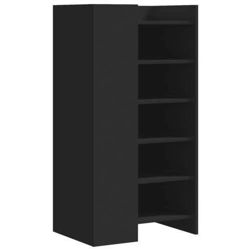 Ormarić za cipele crni 52x37,5x100 cm od konstruiranog drva - Crna 1 Cijena
