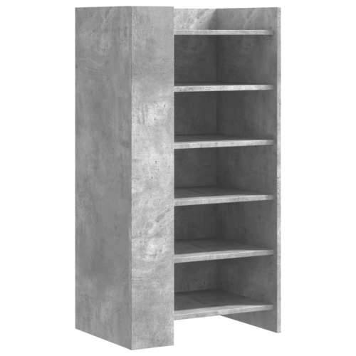 Ormarić za cipele boja betona 52x37,5x100 cm konstruirano drvo - Siva 1 Cijena