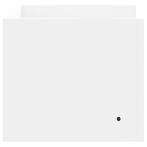 Zidna polica bijela 70,5 x 35 x 30,5 cm od konstruiranog drva - Bijela 70.5 x 35 x 30.5 cm 1 Cijena