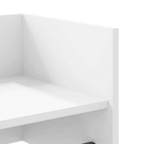 Zidna polica bijela 70,5 x 35 x 30,5 cm od konstruiranog drva - Bijela 70.5 x 35 x 30.5 cm 1 Cijena