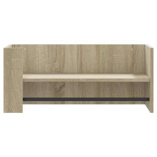 Zidna polica boja hrasta sonome 70,5 x 35 x 30,5 cm drvena - sonoma hrast 70.5 x 35 x 30.5 cm 1 Cijena