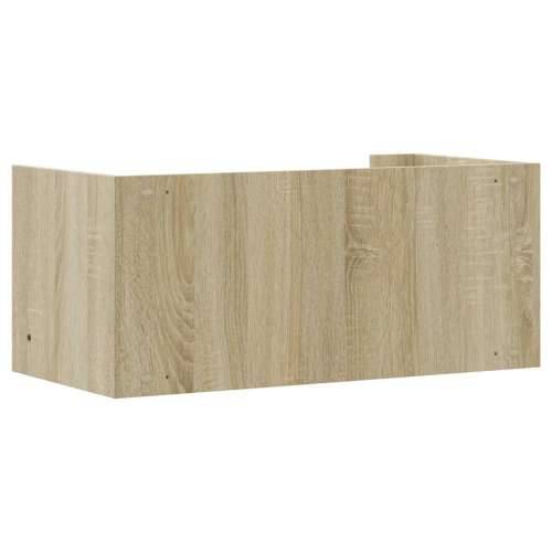 Zidna polica boja hrasta sonome 70,5 x 35 x 30,5 cm drvena - sonoma hrast 70.5 x 35 x 30.5 cm 1 Cijena