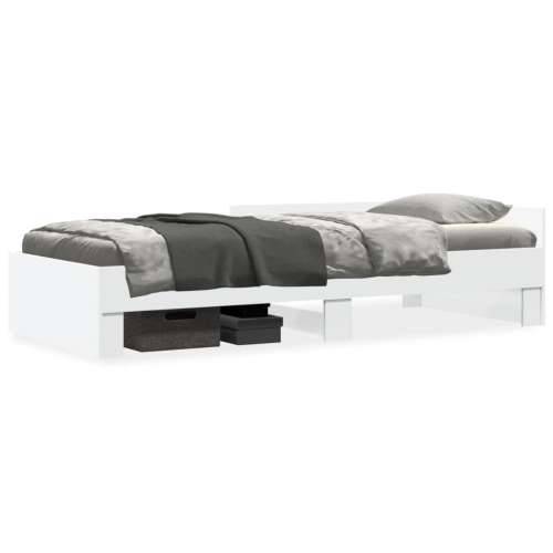 Okvir za krevet bijeli 90x190 cm konstruirano drvo - Bijela 90 x 190 cm Cijena