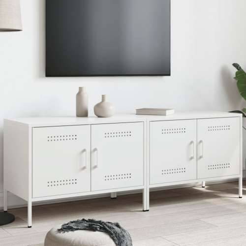 TV ormarići 2 kom bijeli 68 x 39 x 50,5 cm čelični Bijela 2 Cijena