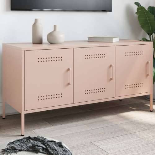 TV ormarić ružičasti 100,5 x 39 x 50,5 cm čelični - Ružičasta 1 Cijena