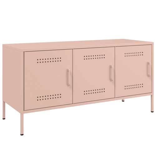 TV ormarić ružičasti 100,5 x 39 x 50,5 cm čelični - Ružičasta 1 Cijena