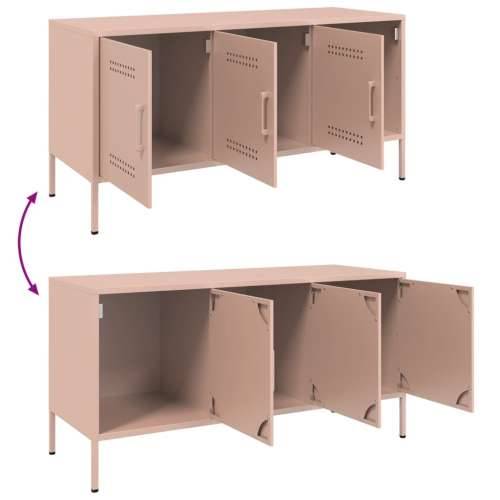 TV ormarić ružičasti 100,5 x 39 x 50,5 cm čelični - Ružičasta 1 Cijena