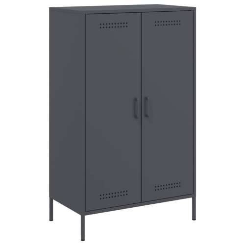 Visoka komoda antracit 67 x 39 x 113 cm čelična Antracit 1 Cijena