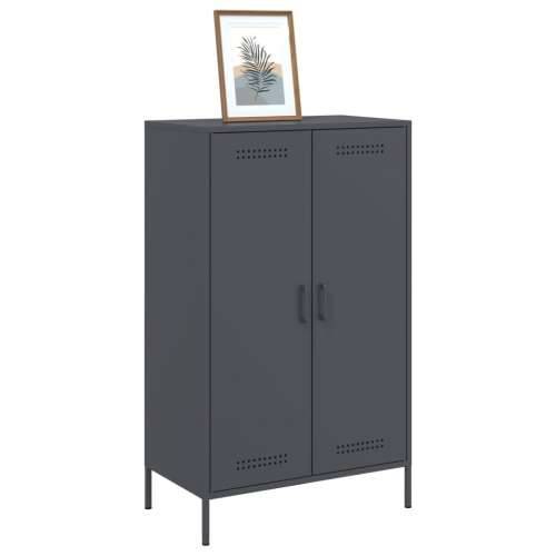 Visoka komoda antracit 67 x 39 x 113 cm čelična Antracit 1 Cijena