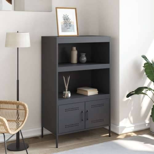 Visoka komoda antracit 67 x 39 x 113 cm čelična Antracit 1 Cijena