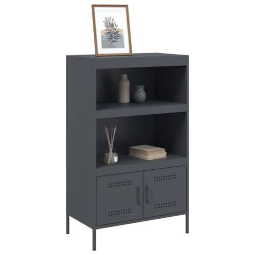Visoka komoda antracit 67 x 39 x 113 cm čelična Antracit 1 Cijena