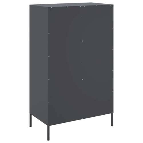 Visoka komoda antracit 67 x 39 x 113 cm čelična Antracit 1 Cijena