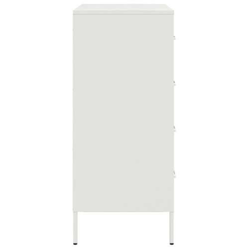 Komoda bijela 68 x 39 x 89 cm čelična - Bijela 1 Cijena