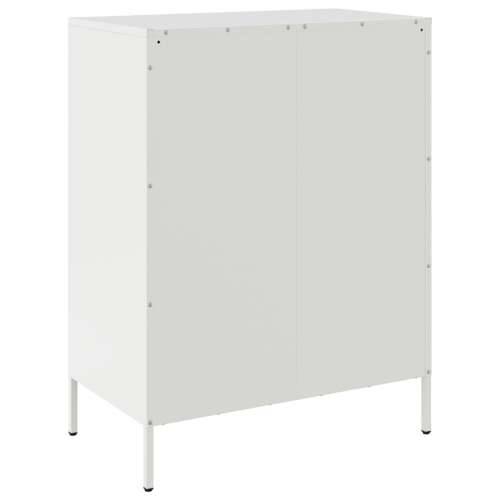 Komoda bijela 68 x 39 x 89 cm čelična - Bijela 1 Cijena