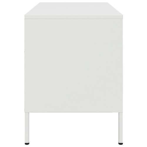 TV ormarić bijeli 68 x 39 x 50,5 cm čelični - Bijela 1 Cijena