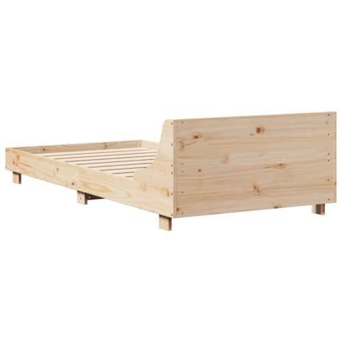 Okvir kreveta bez madraca 75 x 190 cm od masivne borovine - Prirodna 75 x 190 cm Cijena