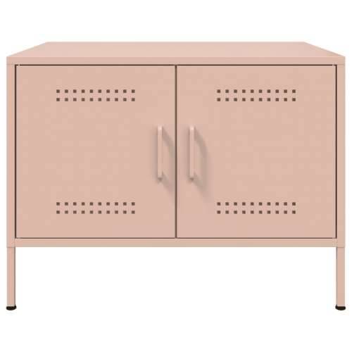 Stolić za kavu ružičasti 68 x 50 x 50,5 cm čelik - Ružičasta 1 Cijena
