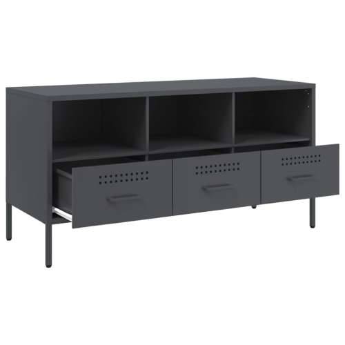 TV ormarić antracit 100,5 x 39 x 50,5 cm čelični Antracit 1 Cijena