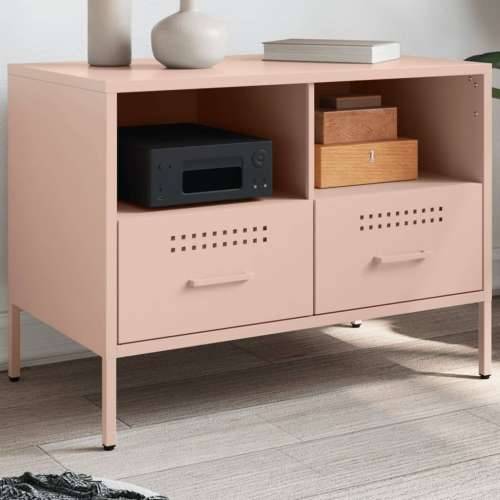 TV ormarić ružičasti 68 x 39 x 50,5 cm čelični - Ružičasta 1 Cijena