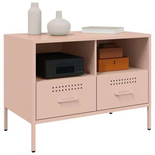 TV ormarić ružičasti 68 x 39 x 50,5 cm čelični - Ružičasta 1 Cijena
