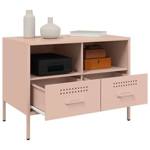 TV ormarić ružičasti 68 x 39 x 50,5 cm čelični - Ružičasta 1 Cijena