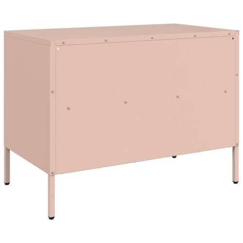 TV ormarić ružičasti 68 x 39 x 50,5 cm čelični - Ružičasta 1 Cijena
