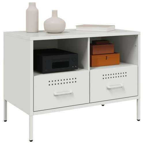 TV ormarić bijeli 68 x 39 x 50,5 cm čelični Bijela 1 Cijena