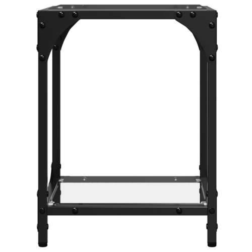 Stolići s prozirnom staklenom površinom 2 kom 30x30x40 cm čelik - prozirno staklo 30 x 30 x 40 cm 1 Cijena
