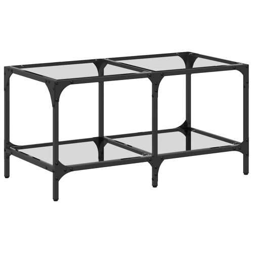 Stolić s prozirnom staklenom površinom 78,5x40x40 cm čelik - prozirno staklo 78.5 x 40 x 40 cm 1 Cijena