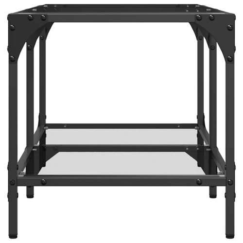 Stolić s prozirnom staklenom površinom 78,5x40x40 cm čelik - prozirno staklo 78.5 x 40 x 40 cm 1 Cijena