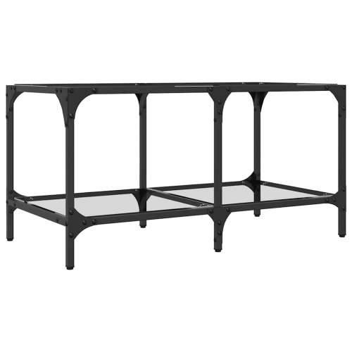 Stolić s prozirnom staklenom površinom 78,5x40x40 cm čelik - prozirno staklo 78.5 x 40 x 40 cm 1 Cijena