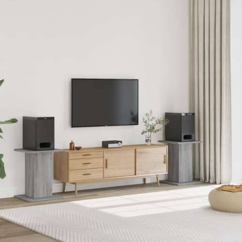 Stalci za zvučnike 2 kom 30 x 30 x 60 cm konstruirano drvo - Sivi hrast sonoma 30 x 30 x 60 cm Cijena