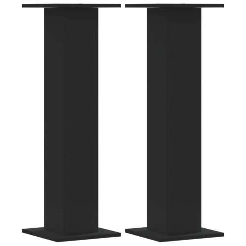 Stalci za zvučnike 2 kom crni 30x30x95 cm konstruirano drvo Crna 30 x 30 x 95 cm Cijena