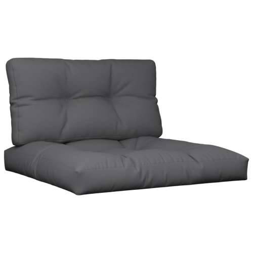 Jastuci za palete 2 kom antracit od tkanine - Antracit 80 x 80 x 12 cm 1 Cijena