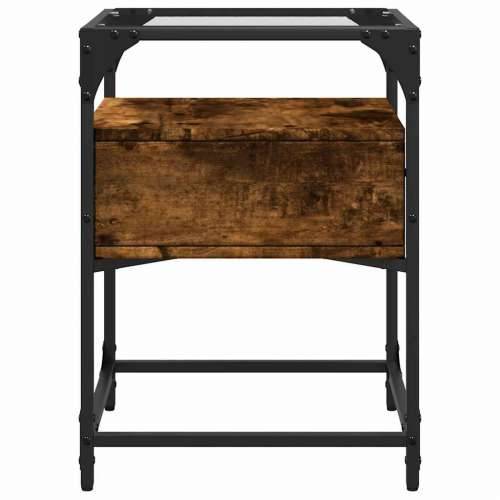 Noćni ormarići 2 kom boja hrasta 40x40x55 cm konstruirano drvo - Dimljeni hrast 2 Cijena