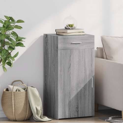 Komoda boja sivog hrasta sonome 45x42,5x93 cm konstruirano drvo - Sivi hrast sonoma 1 Cijena