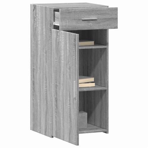 Komoda boja sivog hrasta sonome 45x42,5x93 cm konstruirano drvo - Sivi hrast sonoma 1 Cijena