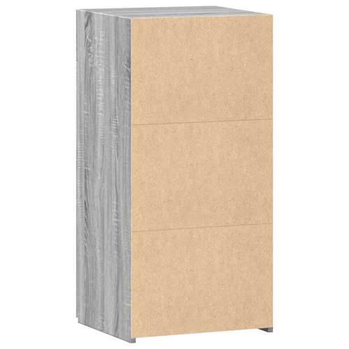 Komoda boja sivog hrasta sonome 45x42,5x93 cm konstruirano drvo - Sivi hrast sonoma 1 Cijena
