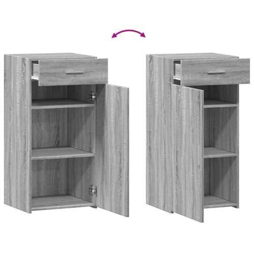 Komoda boja sivog hrasta sonome 45x42,5x93 cm konstruirano drvo - Sivi hrast sonoma 1 Cijena