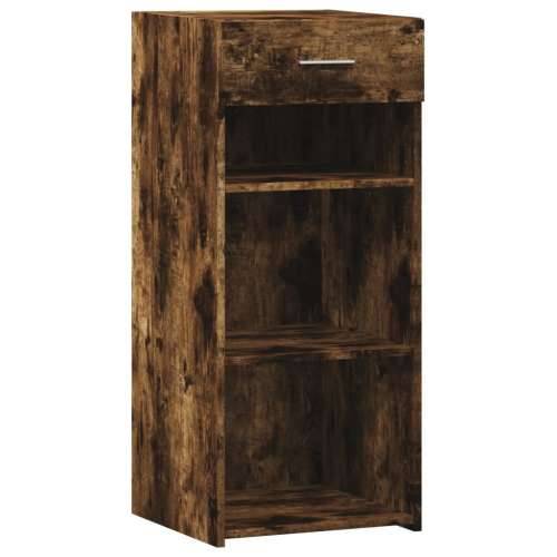 Komoda boja dimljenog hrasta 40x42,5x93 cm konstruirano drvo - Dimljeni hrast 1 Cijena