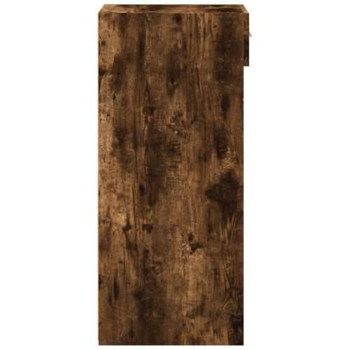 Komoda boja dimljenog hrasta 40x42,5x93 cm konstruirano drvo - Dimljeni hrast 1 Cijena