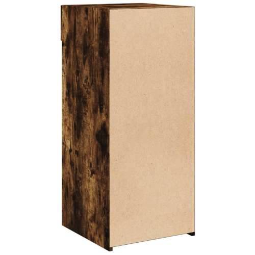 Komoda boja dimljenog hrasta 40x42,5x93 cm konstruirano drvo - Dimljeni hrast 1 Cijena