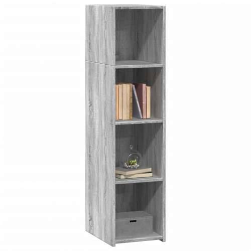 Visoka komoda siva sonome 30x41x124 cm od konstruiranog drva - Sivi hrast sonoma 1 Cijena