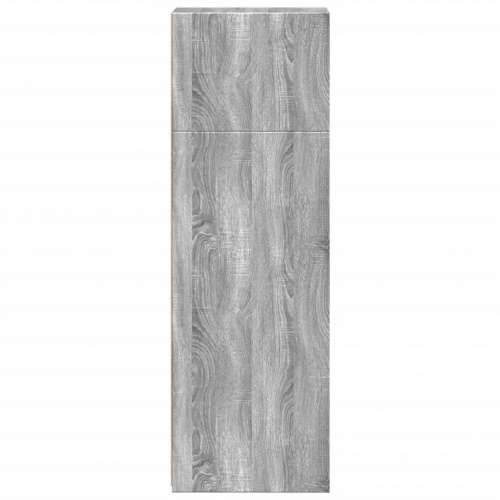 Visoka komoda siva sonome 30x41x124 cm od konstruiranog drva - Sivi hrast sonoma 1 Cijena