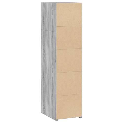 Visoka komoda siva sonome 30x41x124 cm od konstruiranog drva - Sivi hrast sonoma 1 Cijena