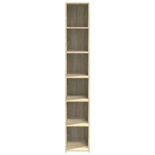 Visoka komoda boje hrasta 30x41x185 cm od konstruiranog drva - sonoma hrast 1 Cijena