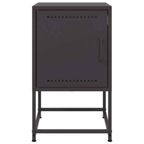 Noćni ormarići 2 kom crni 36 x 39 x 60,5 cm čelični - Crna 2 Cijena