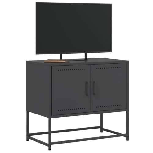 TV ormarić crni 68,5 x 39 x 60,5 cm čelični - Crna 1 Cijena