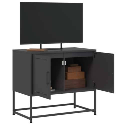 TV ormarić crni 68,5 x 39 x 60,5 cm čelični - Crna 1 Cijena